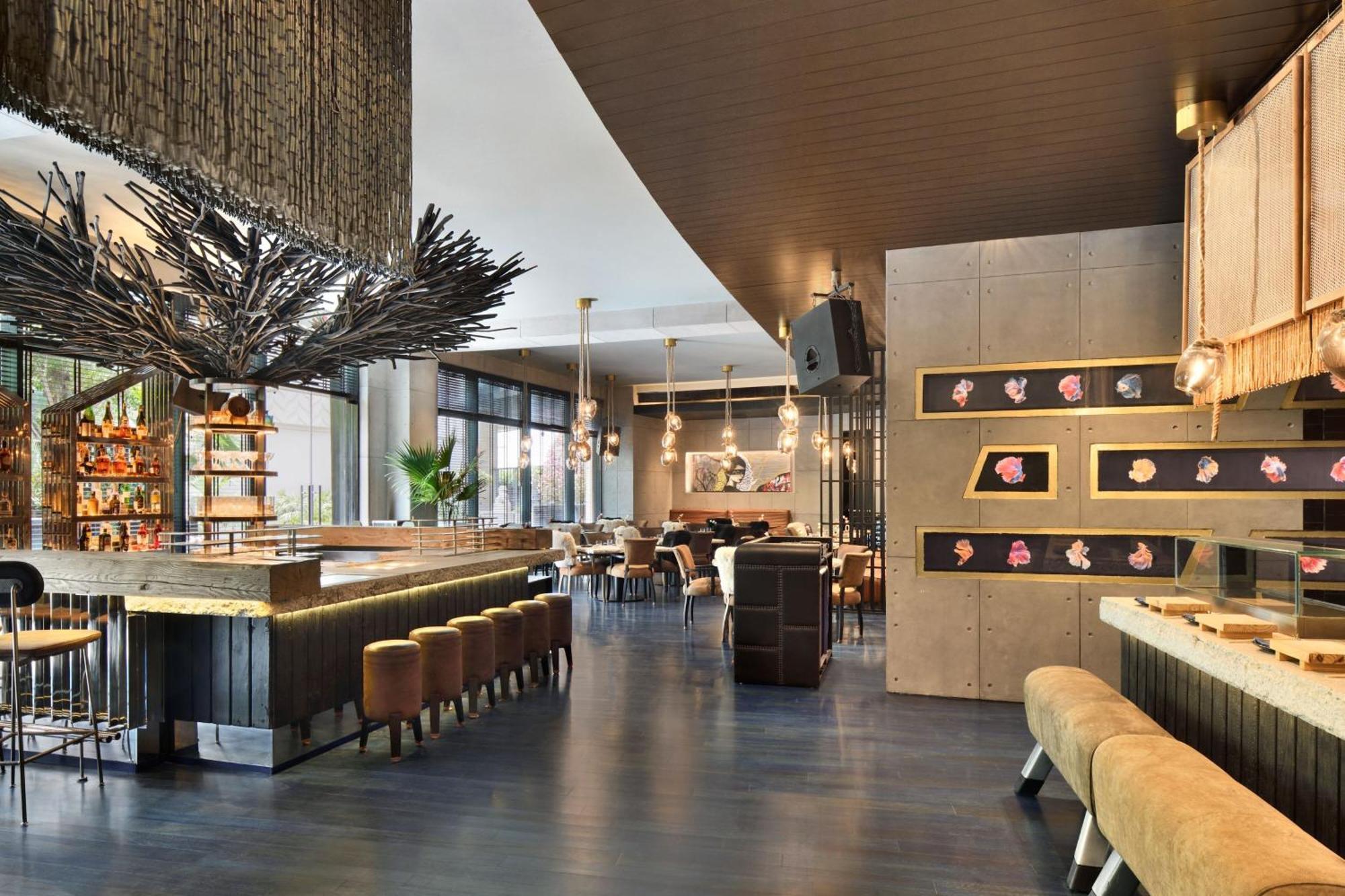 Jw Marriott Hotel New Delhi Aerocity Εξωτερικό φωτογραφία The interior of the restaurant